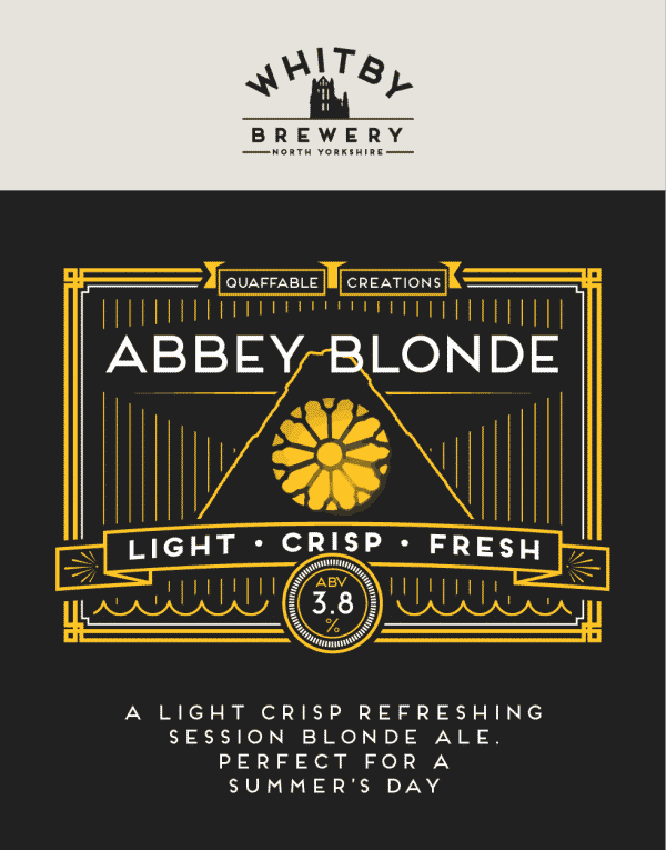 Abbey Blonde - Whitby Brewery